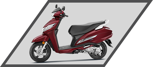 3-Step Adjustable Rear SuspensionThis special edition Activa comes with black chrome highlights, both on the front and on the logo carved on the side panels, projecting the premium essence of the scooter.