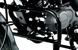 3-Step Adjustable Rear SuspensionThis special edition Activa comes with black chrome highlights, both on the front and on the logo carved on the side panels, projecting the premium essence of the scooter.