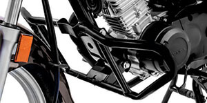 3-Step Adjustable Rear SuspensionThis special edition Activa comes with black chrome highlights, both on the front and on the logo carved on the side panels, projecting the premium essence of the scooter.
