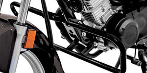 3-Step Adjustable Rear SuspensionThis special edition Activa comes with black chrome highlights, both on the front and on the logo carved on the side panels, projecting the premium essence of the scooter.