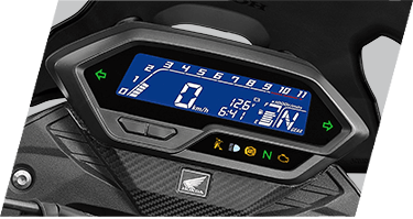 3-Step Adjustable Rear SuspensionThis special edition Activa comes with black chrome highlights, both on the front and on the logo carved on the side panels, projecting the premium essence of the scooter.