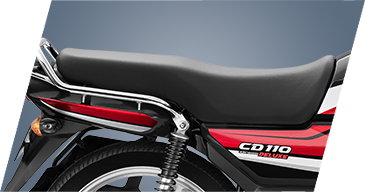 3-Step Adjustable Rear SuspensionThis special edition Activa comes with black chrome highlights, both on the front and on the logo carved on the side panels, projecting the premium essence of the scooter.