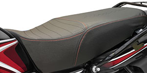 3-Step Adjustable Rear SuspensionThis special edition Activa comes with black chrome highlights, both on the front and on the logo carved on the side panels, projecting the premium essence of the scooter.