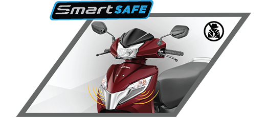 3-Step Adjustable Rear SuspensionThis special edition Activa comes with black chrome highlights, both on the front and on the logo carved on the side panels, projecting the premium essence of the scooter.