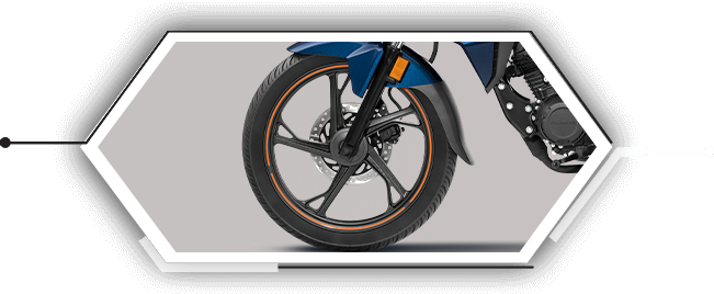 3-Step Adjustable Rear SuspensionThis special edition Activa comes with black chrome highlights, both on the front and on the logo carved on the side panels, projecting the premium essence of the scooter.
