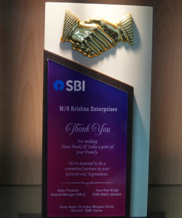 Honour For  Being a Committed Partner in Growth and Aspirations
