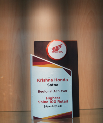 Regional Achiever for Highest Shine 100 Retail (Apr-July 24)